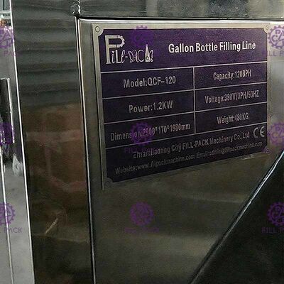 Automatyczna linia do napełniania galonów SUS 304 120 BPH dostawca