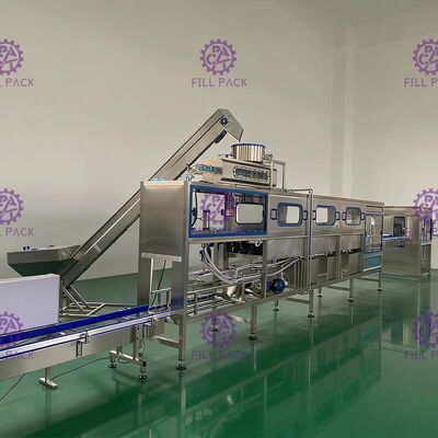 Maszyna do napełniania galonów o wymiarach 270 × 490 mm z tunelem do obkurczania etykiet dostawca