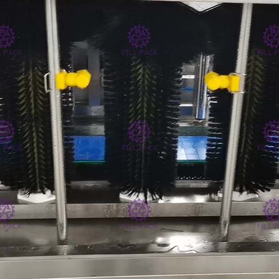 450BPH Liniowy 5 galonowy zewnętrzny pralka do butelek dostawca