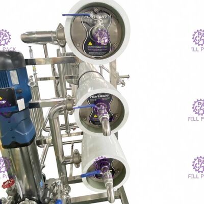 Linia do butelkowania wody Filtracja z pustymi włóknami 4000 LPH RO dostawca