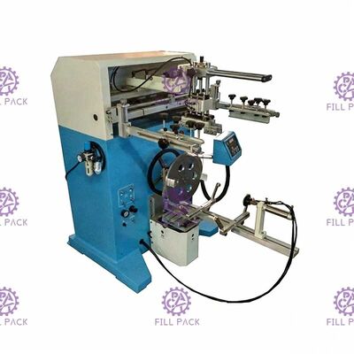 Półautomatyczna obrotowa etykieta do sitodruku do butelek Wykrywanie fotoelektryczności do butelki o pojemności 20 l dostawca