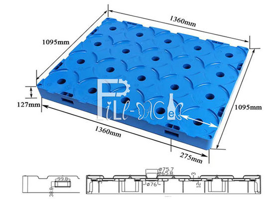 Palety z butelkami HDPE Galon Materiały eksploatacyjne do instalacji wodnych dostawca
