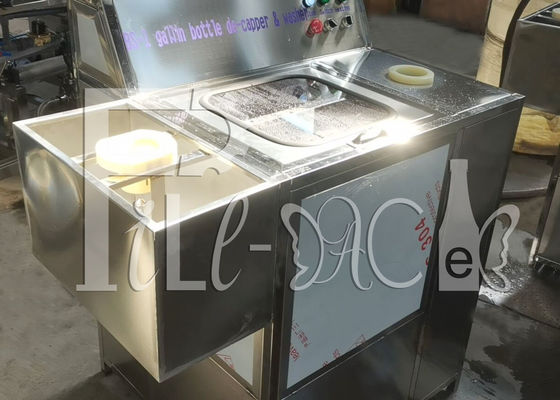 Sus304 Plastikowa myjka do butelek Pojedyncza stacja 300BPH dostawca