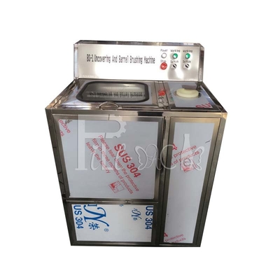 120BPH Półautomatyczna myjka do butelek o pojemności 5 galonów z przyciskiem Scram dostawca