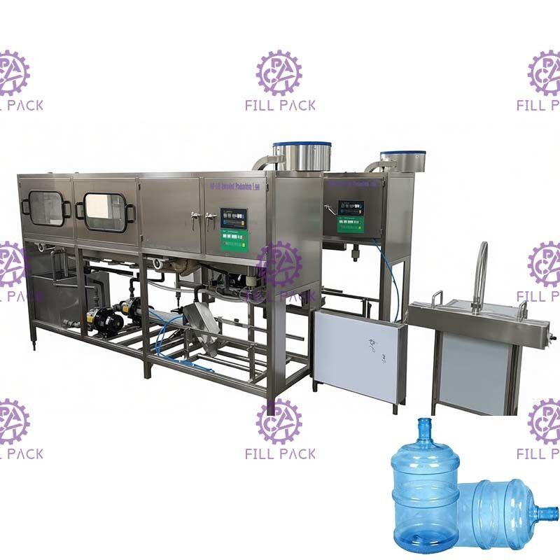 QGF-100 Automatyczna linia / maszyna / system do butelkowania 120 Bph 5 galonów dostawca