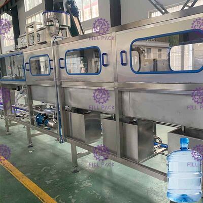 Linia wodna ze stali nierdzewnej o pojemności 3 galonów do czystej wody 200 BPH